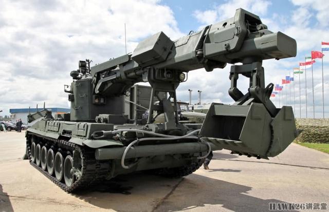 坦克部队的得力助手:俄军imr-3战斗工程车古怪亮相方式