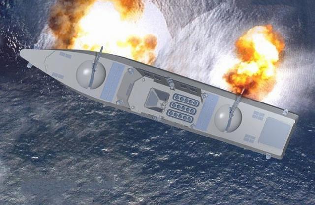 美媒曝渤海重工正在打造未来终极海战神器:半潜武库舰!