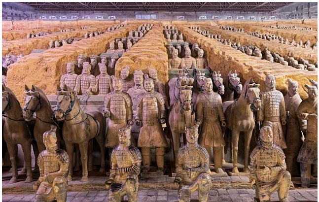 你知道秦始皇兵马俑两排俑之间的土堆为什么不挖掘，它有什么用？