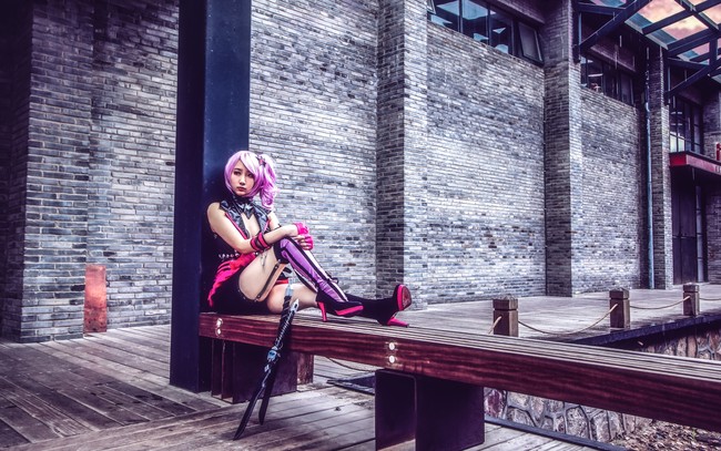 枪神纪cos御姐制服刀锋