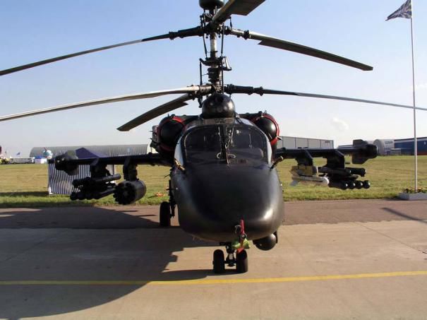 卡-52武装直升机,并列双座弹射逃生