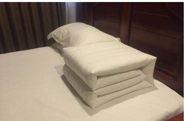 看完兵哥哥住酒店能够将被子都叠成这样的效果,你有什么想法呢?