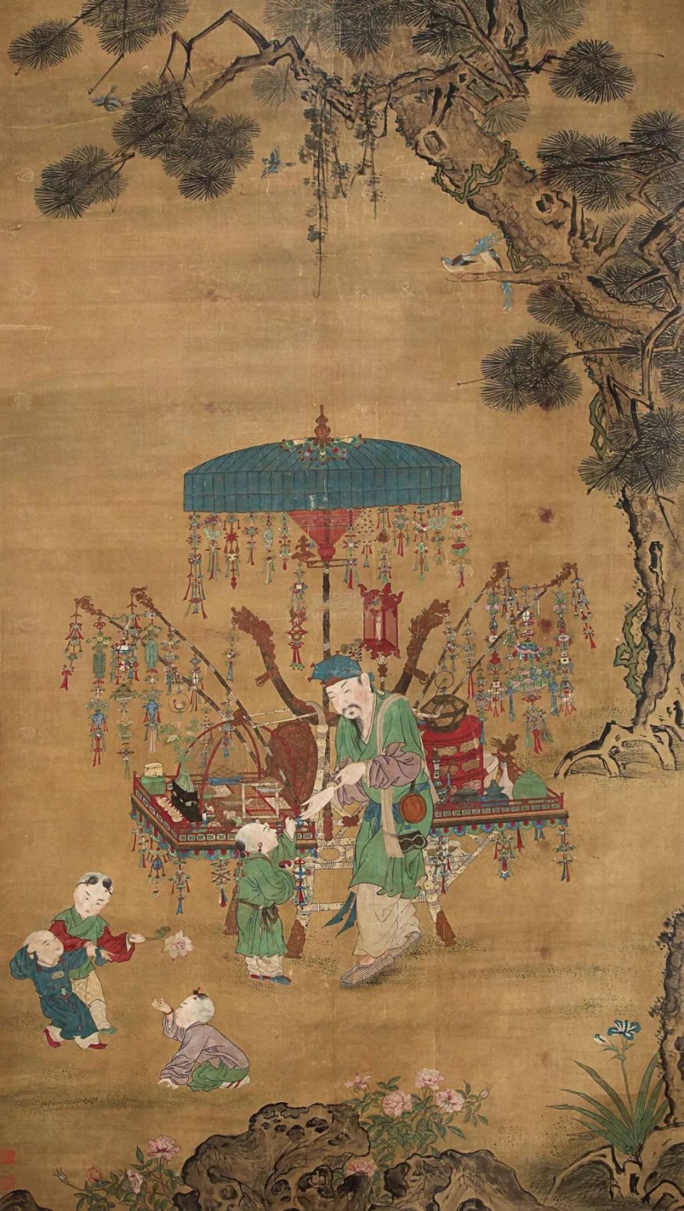 货郎图|货郎|李嵩_新浪新闻