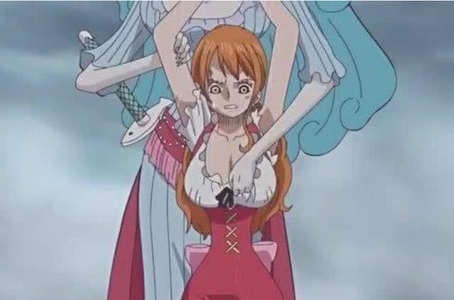 海贼王娜美最羞耻的四个镜头,乌索普和布鲁克也太幸福了吧!