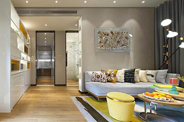 40平米的两居室,看了装修效果图以后,真是没想到会装的那么宽敞