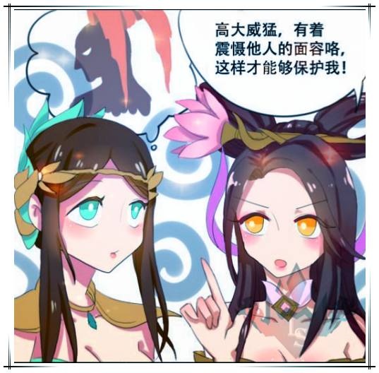 貂蝉听了虞姬的话很认真的思考了一会.