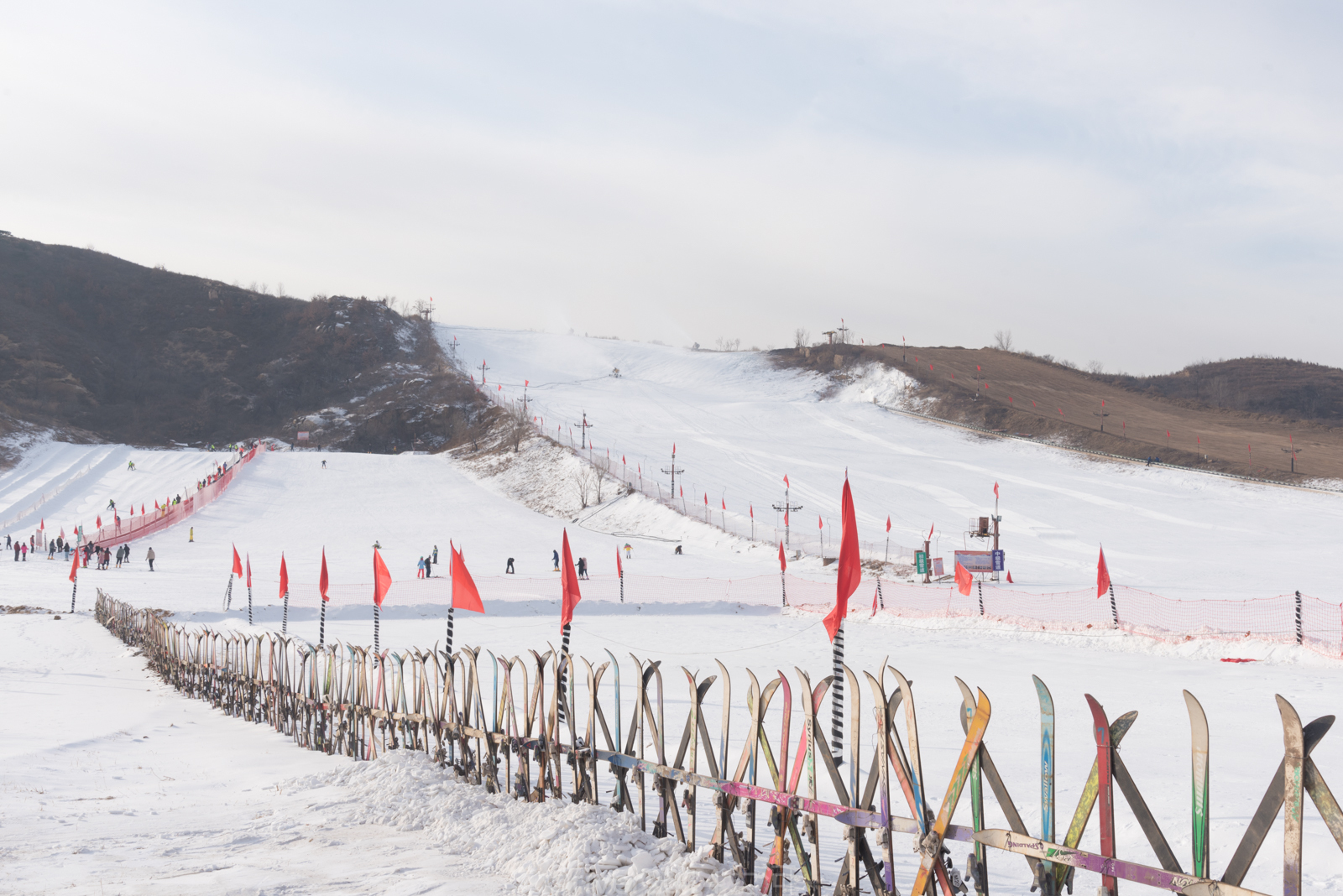 北京和天津的后花园,盘山这座滑雪场成了热门景区