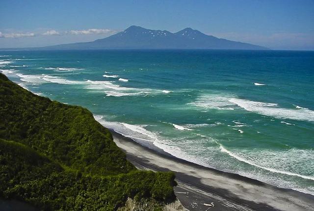 日本北方四岛中最大的岛择捉岛