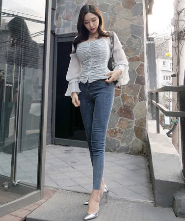 韩国健身美女白慧珍图片