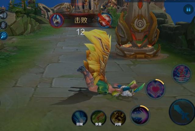 王者荣耀 3d视角下英雄阵亡姿势 心疼妲己直接是用脸着地