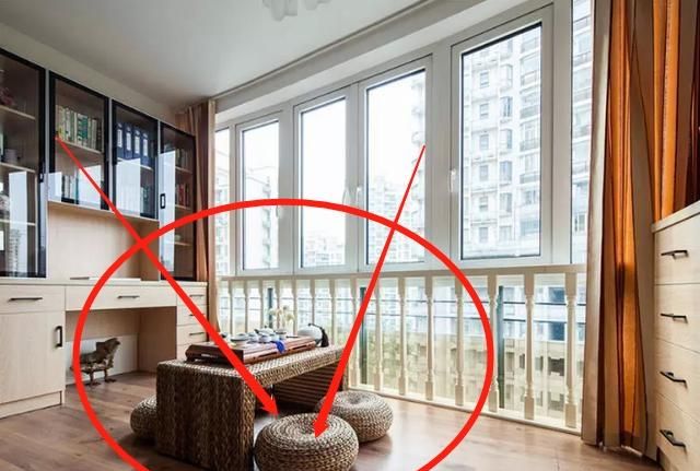 把新房交给老婆装修阳台抬高30公分变身茶室和书房朋友都羡慕