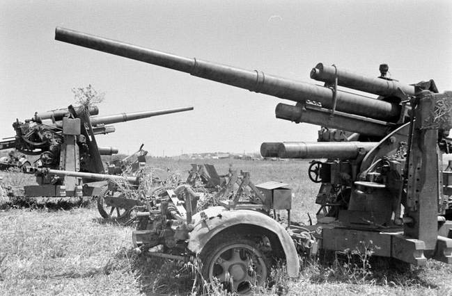 克虏伯88毫米高射炮图片