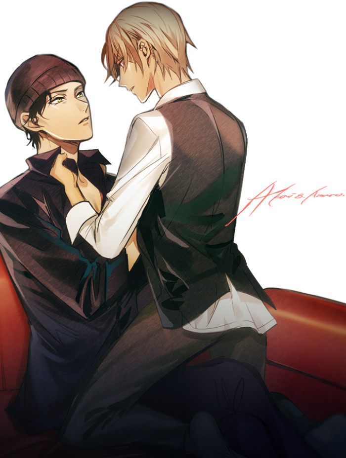 名侦探柯南里的赤井秀一和安室透才是真爱,掰弯直男配一脸