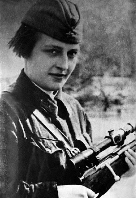 柳德米拉|德军|狙击手_新浪新闻