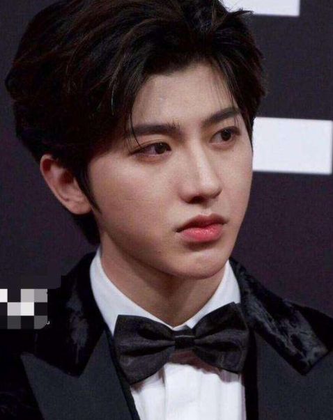 吴亦凡的皮肤也好好,也是看不到毛孔系列,保养的也是相当不错了.