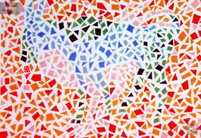 5张色盲测试图难度高低不同识别出高难度图案考驾照不用慌