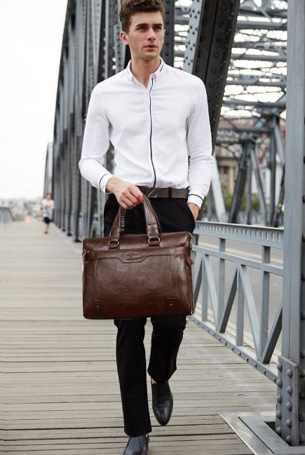 商务精英男士的首选,真皮公文包,提去谈生意,奢华上档次|公文包|真皮|