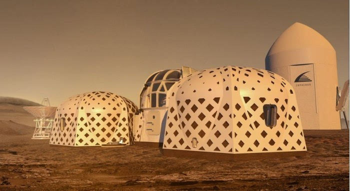 火星将要被"殖民,地球惊现火星居住房屋!形状奇特超现实!