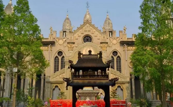 古德寺,隐藏在武汉闹事中的最后一片净土,美得像座像教堂!|归元寺|寺庙|建筑|缅甸|阿难陀寺_新浪新闻