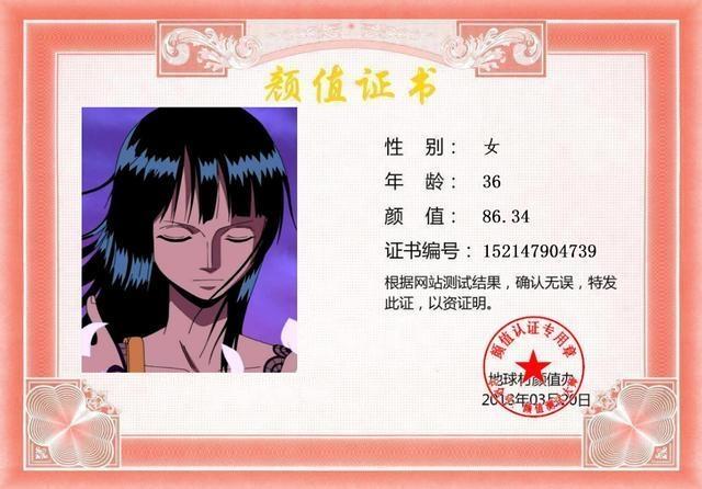 海贼王5大女神颜值证书娜美第一无争议女帝垫底惹众怒