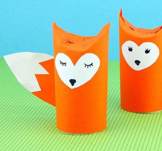 用卷纸的纸筒给宝宝做各种玩具幼儿园手工作业必得满分有教程