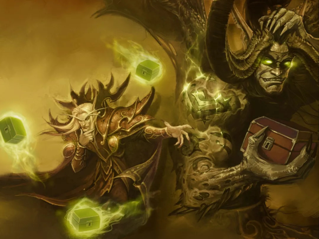 插画师咬人画的-超级魔兽玩家标签的超级动漫迷