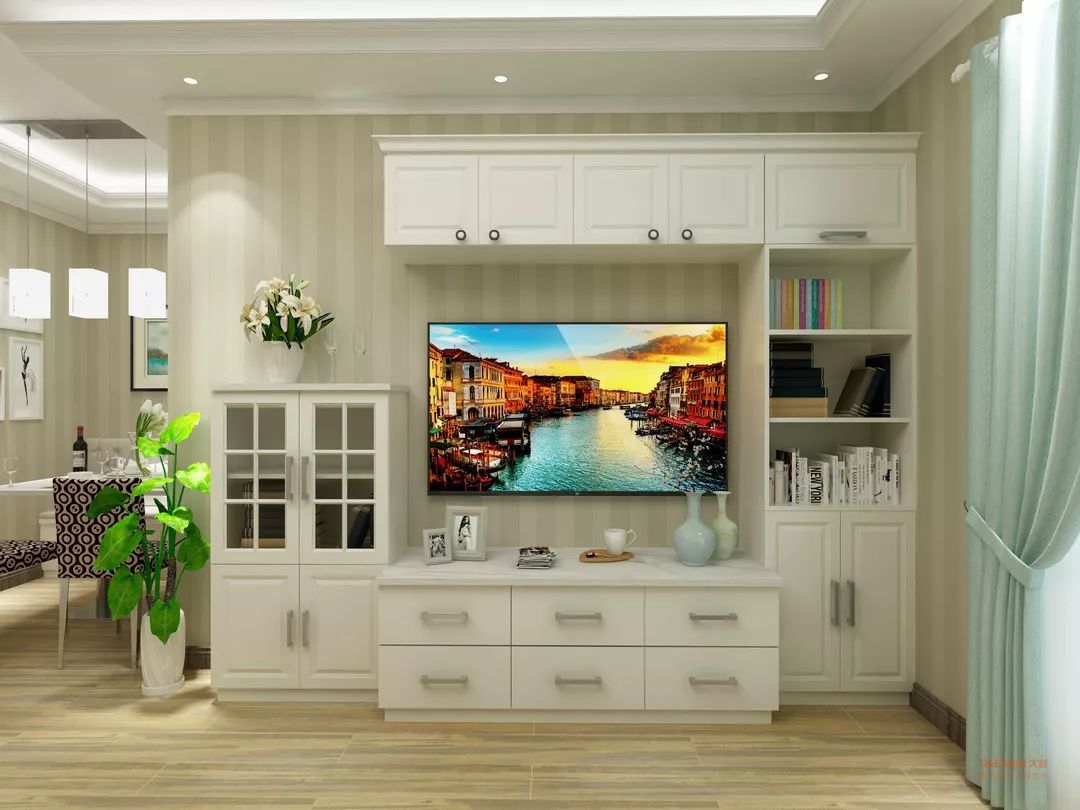 非常撩人的电视柜,客厅颜值瞬间爆炸