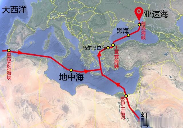 亚速海依然是世界最浅海顺带还有点位置上尴尬