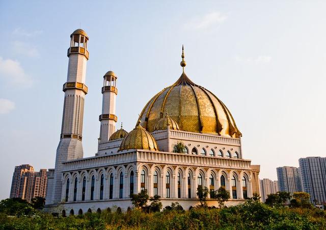中国的最宏伟的清真寺图片
