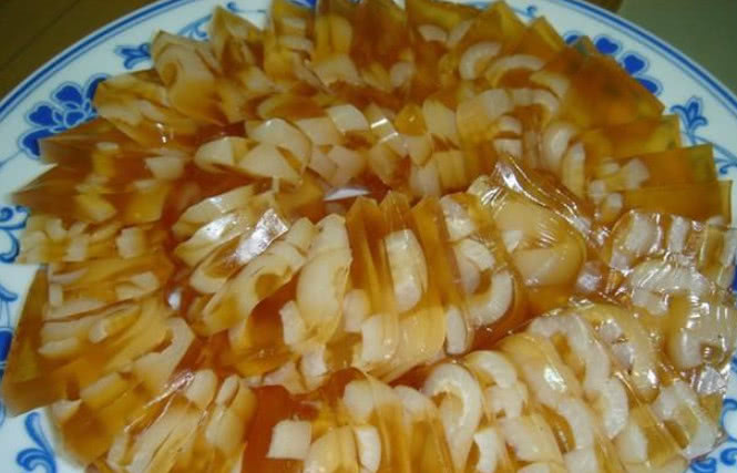 猪皮冻最简单做法,不用一滴油,q弹爽滑美容养颜,2分钟就学会