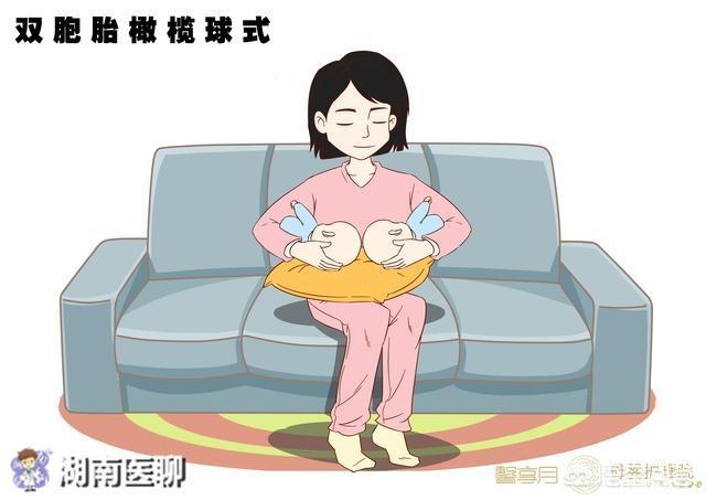(双胞胎橄榄球式)双胞胎橄榄球式:这是普通橄榄球式的升级版,一边一个