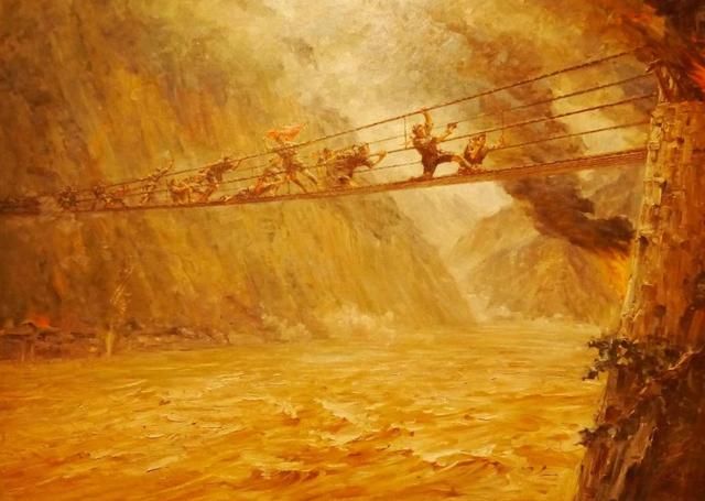 红军万里长征,飞夺泸定桥时敌军为何只拆木板,而不炸毁铁索呢