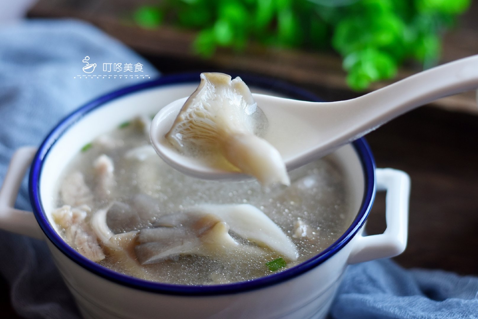 【平菇瘦肉汤】