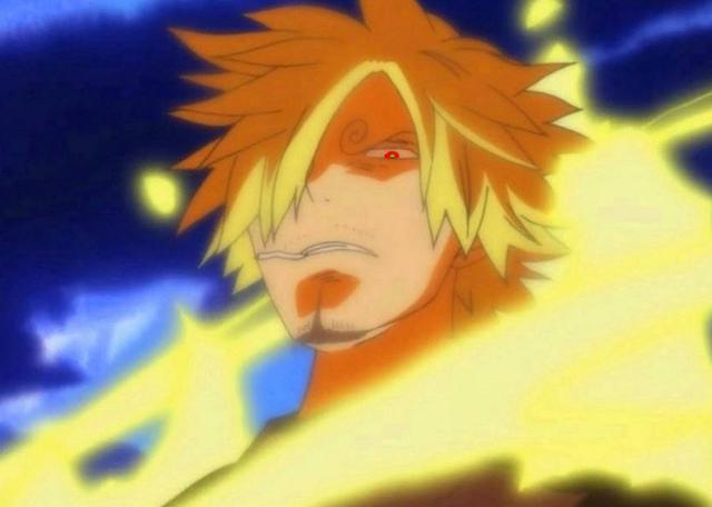 山治食用了家族传承的恶魔果实,是橡胶果实下级,能力比路飞还强