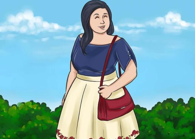 女人再胖学会这样穿衣服比瘦女人还要美十倍