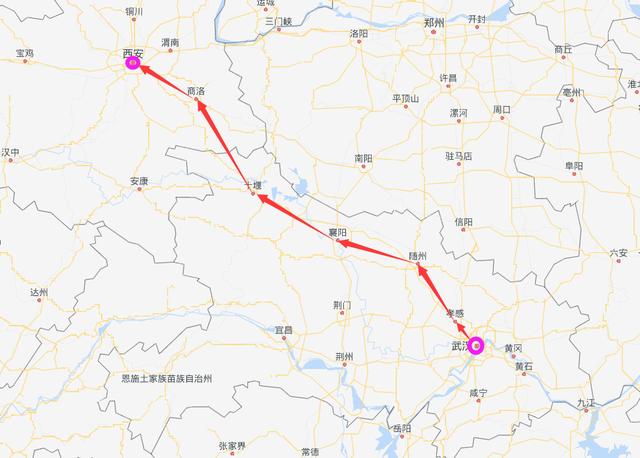 武汉到西安正在修建的一条高铁,投资1000多亿,经过你的家乡吗?