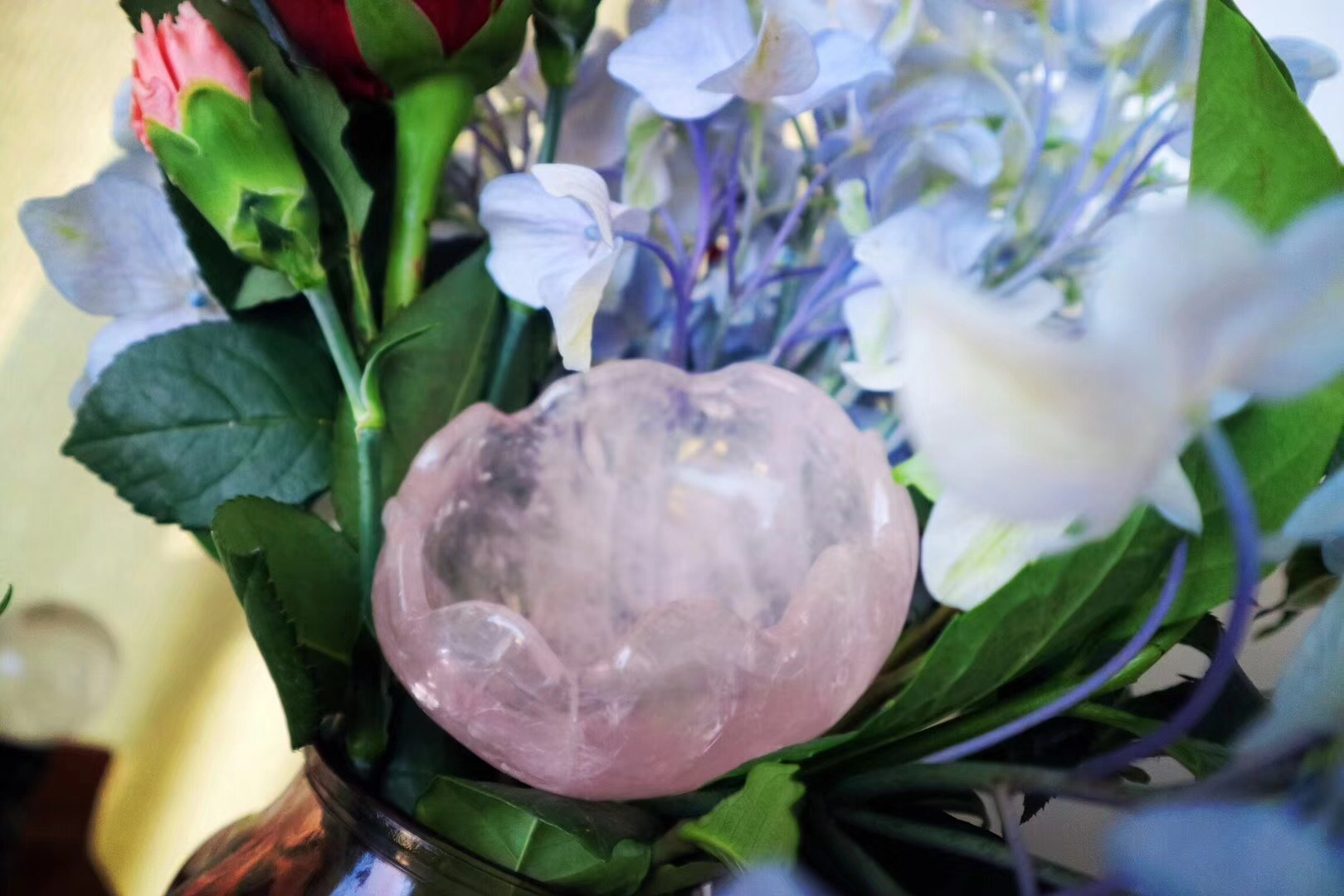 粉晶聚宝盆的功效与作用,治愈系水晶亦可守护心轮!