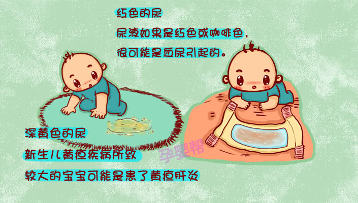 当宝宝排出这种颜色尿液时,妈妈们要警惕了