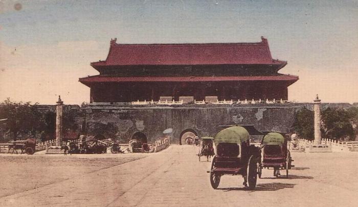 真实老照片: 你没有见过的天安门广场|天安门广场|天安门|金水桥_新浪新闻
