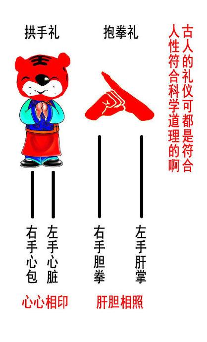 抱拳礼标准动作做传统武术人