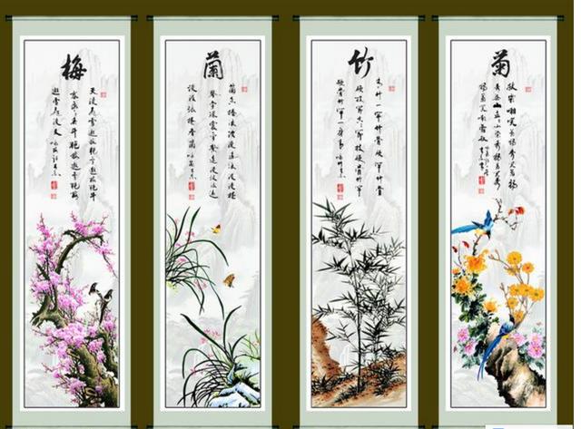 梅兰竹菊之梅花诗，歌咏梅花的绝美诗词，疏影横斜，暗香浮动|曹雪芹_新浪新闻