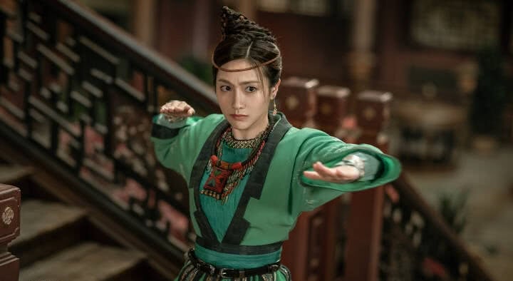 最近黄筱琳参演的《降妖术》刚刚杀青,此次表演有很多打戏,黄筱琳也