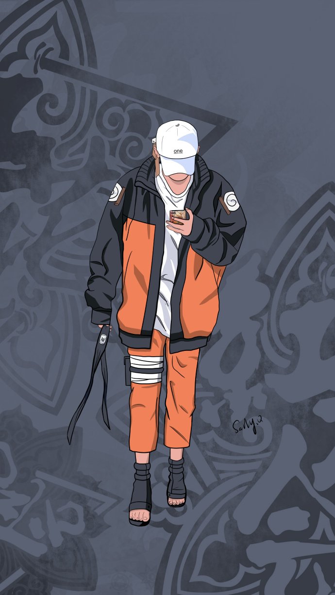 火影忍者众人八尾传染玩起了嘻哈风,鼬神卡卡西齐唱rap