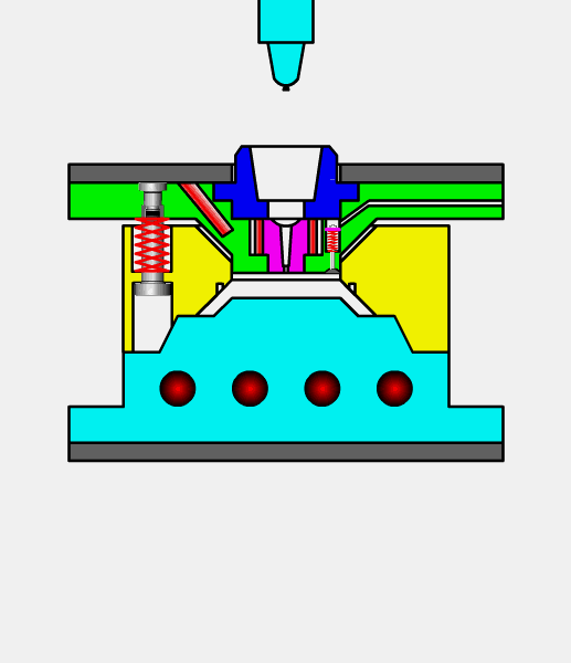 各种塑胶模具动态图(上篇)——注塑成型