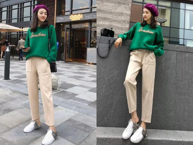 小脚哈伦裤搭配什么鞋子?这4双鞋子都适合,还特显瘦!