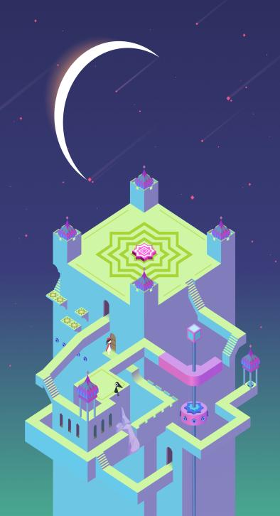 《纪念碑谷》:引领小清新风格的2.5d插画风游戏