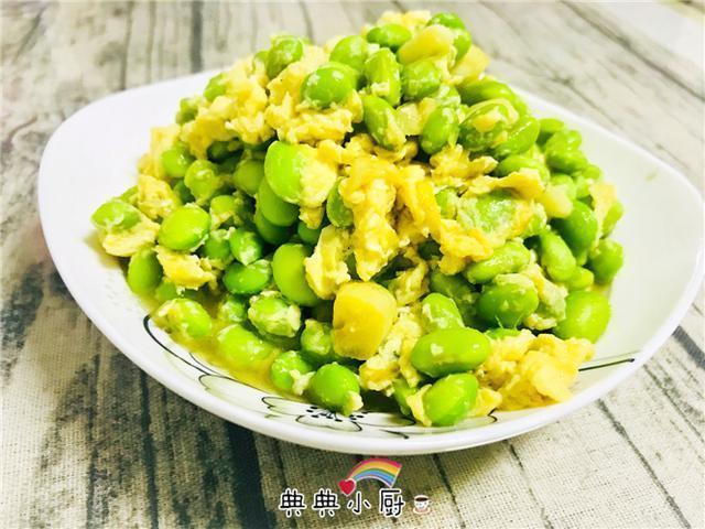 毛豆米炒鸡蛋,女儿超级爱吃,简单易做营养好,孩子身体棒!