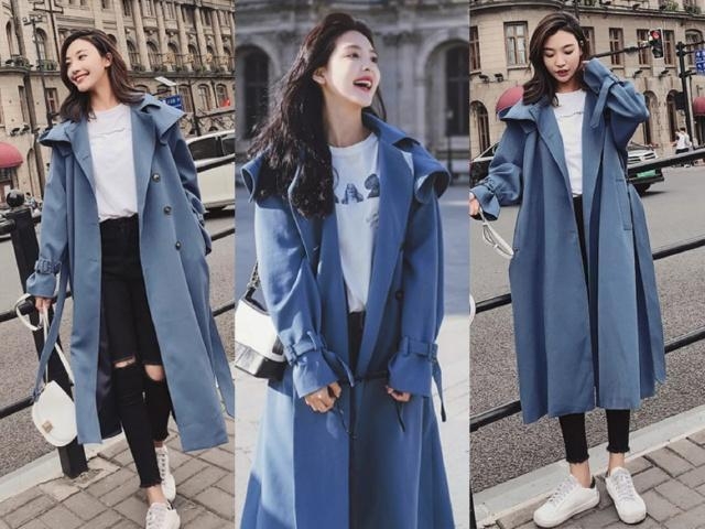 今冬很流行的雾霾蓝色大衣,搭配对的鞋子穿会更美!