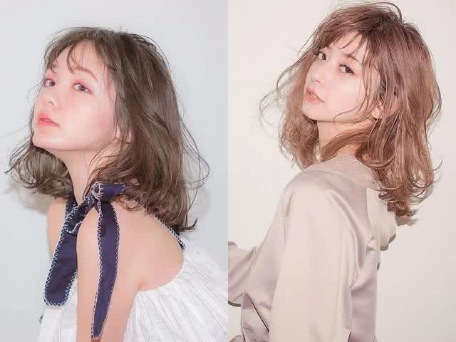 秋季流行的"微卷发",随意披散下来就很美!|头发|发型|脸型_新浪新闻