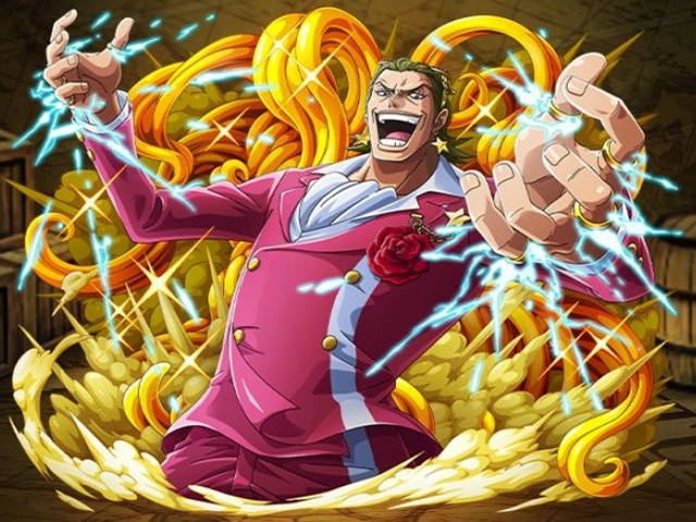 剧场版中"黄金帝"拥有的金金果实,也是一个非常强大的果实.